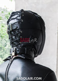 Leather Deprivation Hood Sadolair Collection