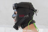 Leather Hood With Gag And Blindfold Sadolair Collection