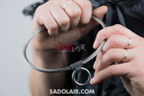 Lockable Wire Stainless Steel Collar Sadolair Collection