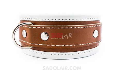 Luxurious Leather Collar Psycho Ii Sadolair Collection