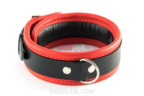 Luxury Leather Collar With Padding Sadolair Collection
