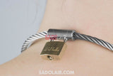 Lockable Wire Stainless Steel Collar Sadolair Collection