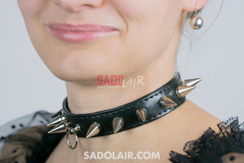 Classic Collar With Spikes Sadolair Collection