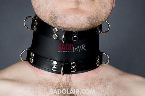 Strict Leather Collar Sadolair Collection