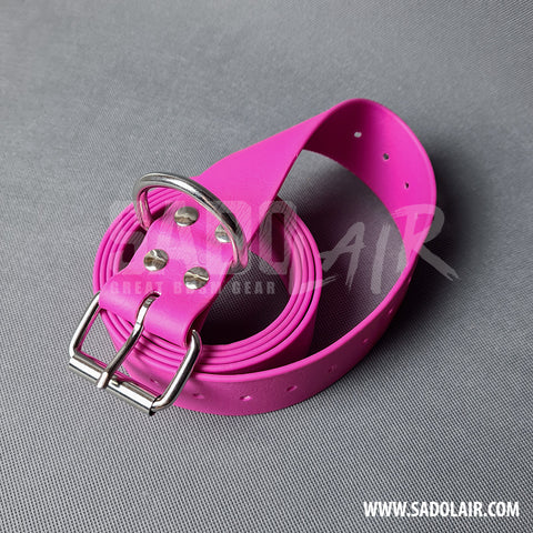 Pink Bondage PVC Belt 40 mm