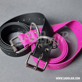 Pink Bondage PVC Belt 40 mm
