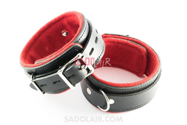 Lined Leather Wrist Cuffs Sadolair Collection