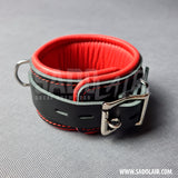 Padded BDSM Ankle Cuffs “Luxury” Red