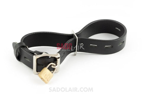 Lockable Leather Belt Sadolair Collection
