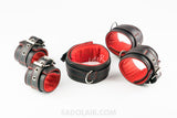 Leather Padded Handcuffs Softy Sadolair Collection
