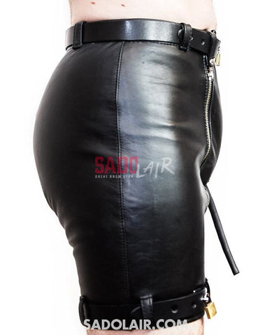 Leather Bdsm Shorts Sadolair Collection
