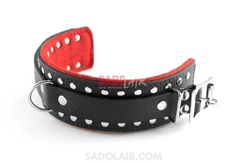 Decorated Leather Collar Sadolair Collection